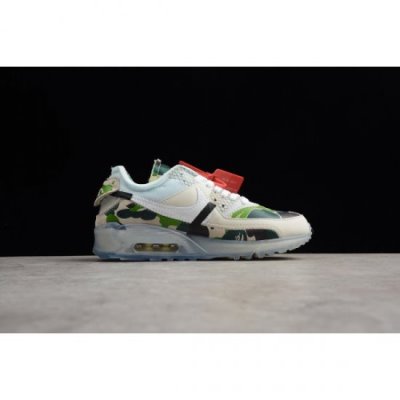 Nike Air Max 90 Beyaz / Camo Koşu Ayakkabısı Türkiye - CKA53SO8